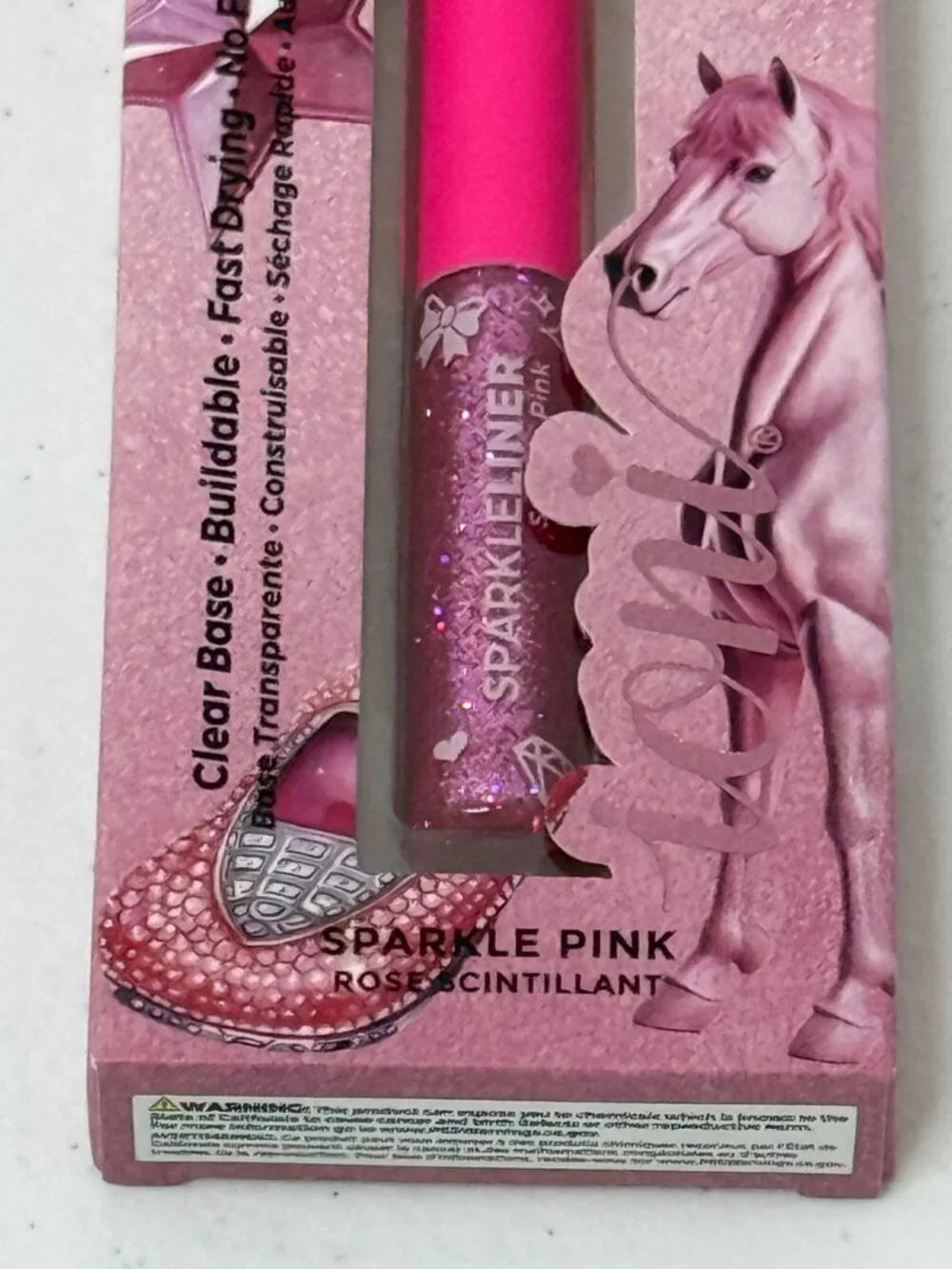 Ioni Sparkleliner Glitter Eyeliner Sparkle Pink New